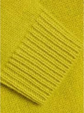 Philosophy Lemon Yellow Ribbed Knit Top